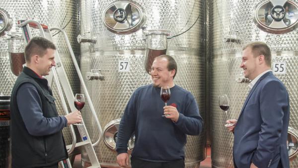 The quality of wine from the Château Rúbaň winery